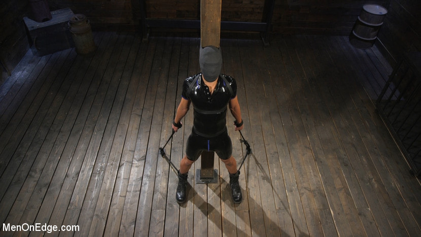Monster Cocked Noob Blindfolded, Gagged, and Edged Til He Blows