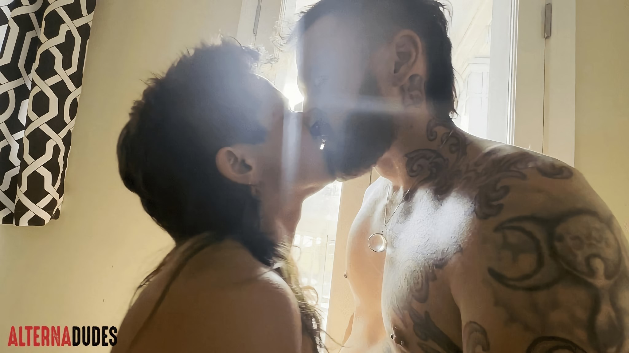 Tatted Stud Fucks Swamp Tramp