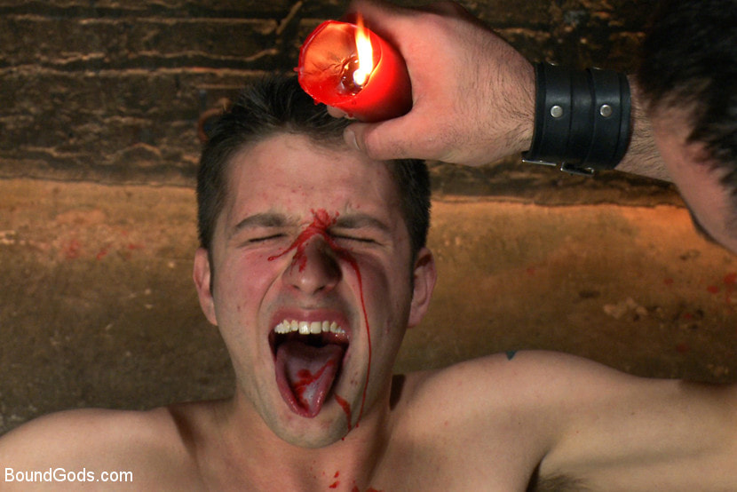 19 year old boy gets his BDSM cherry popped by Spencer Reed
