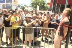 Mitch Vaughn - Bound hunk publicly tormented and gang fucked for his first Dore Alley | Picture (7)