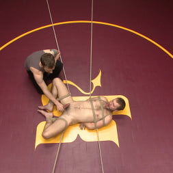 Edged in the gym so long that he cums twice!