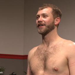 Edged in the gym so long that he cums twice!