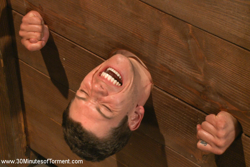 Straight stud gets his ass tormented by a cock for the very first time