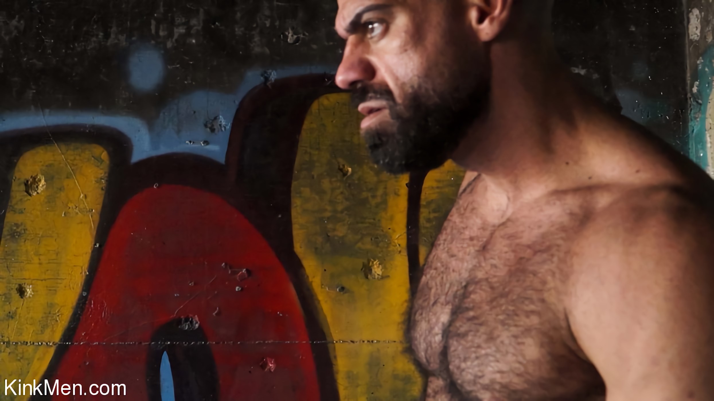 Alone: Ricky Larkin Ties Up His Cock and Balls in an Abandoned Factory