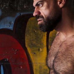 Alone: Ricky Larkin Ties Up His Cock and Balls in an Abandoned Factory
