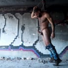 Ricky Larkin in 'Alone: Ricky Larkin Ties Up His Cock and Balls in an Abandoned Factory'