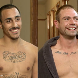 Twice the edging, twice the cum with Rico and John