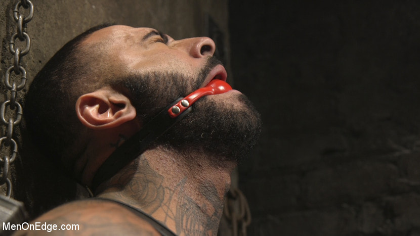 Leather Hunk Edged in Chains