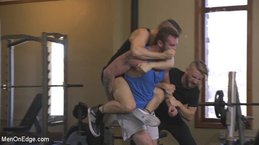 Ginger Muscle God Tormented and Edged in Bondage