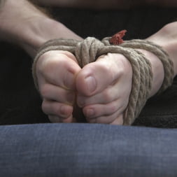 Online Hookup Ends With Tickling and Edging in Bondage for a Hung Ginger