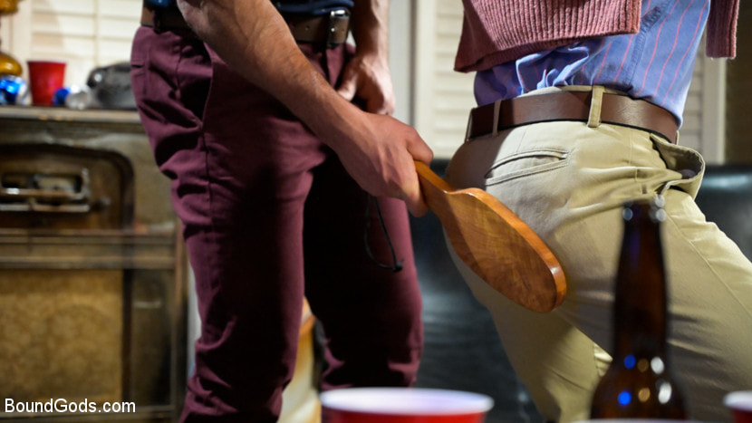 Bound Initiation: Sharok Breaks in New Fraternity Pledge Zak Bishop