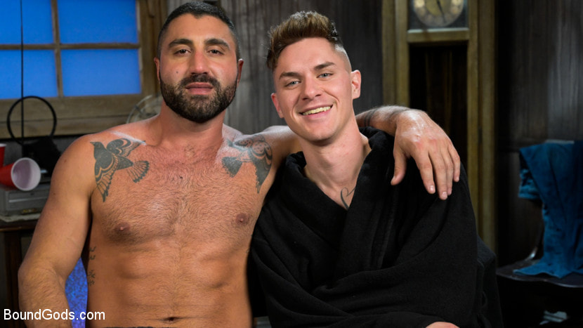 Bound Initiation: Sharok Breaks in New Fraternity Pledge Zak Bishop