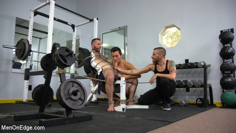 Hairy Hunk Shay Stone Gets Bound, Tickled, and Edged