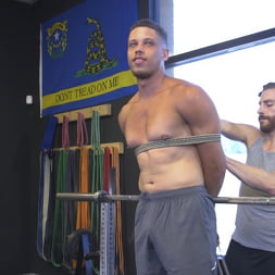 Tony Shore, Tied Up and Edged at the Gym