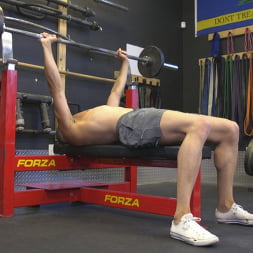Tony Shore, Tied Up and Edged at the Gym