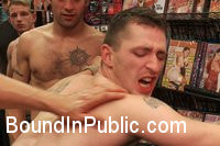 Horny pig publicly Humiliated, Double Penned and shoved in birthday Cake