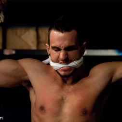 Phenix Saint gets his ass violated for the first time on Bound Gods.