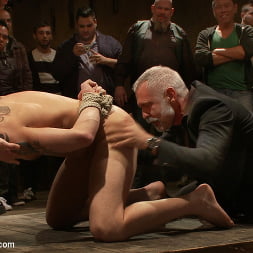 Trent Diesel Bound and suspended upside down while brutally fucke