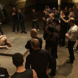 Trent Diesel Bound and suspended upside down while brutally fucke