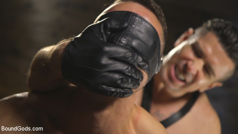New boy with a big cock at Mr Ducati's mercy