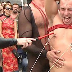 Public Whore Doused with Piss on the Folsom Stage