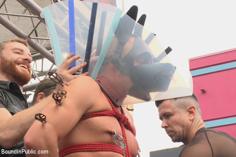 Public Whore Doused with Piss on the Folsom Stage