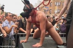 Trenton Ducati - Public Whore Doused with Piss on the Folsom Stage | Picture (1)