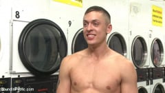 Tyler Rush - Edged, tormented and gang fucked in a dirty laundromat | Picture (1)