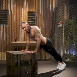 FTM Muscle Boy Gets Wet For The Gym