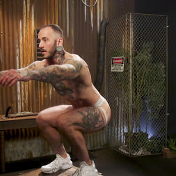 FTM Muscle Boy Gets Wet For The Gym