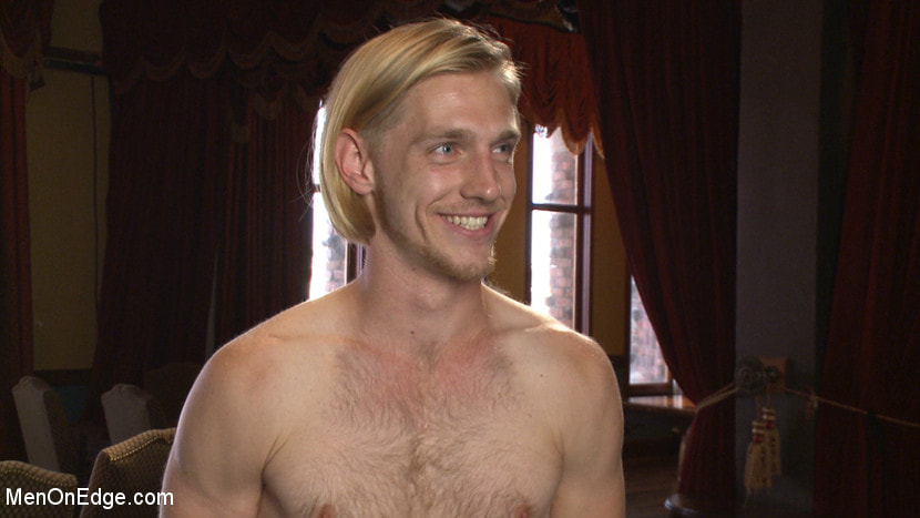 Straight surfer boy blows a huge load for his first prostate milking!