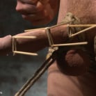 Zane Anders in 'New sub endures bamboo torture!'